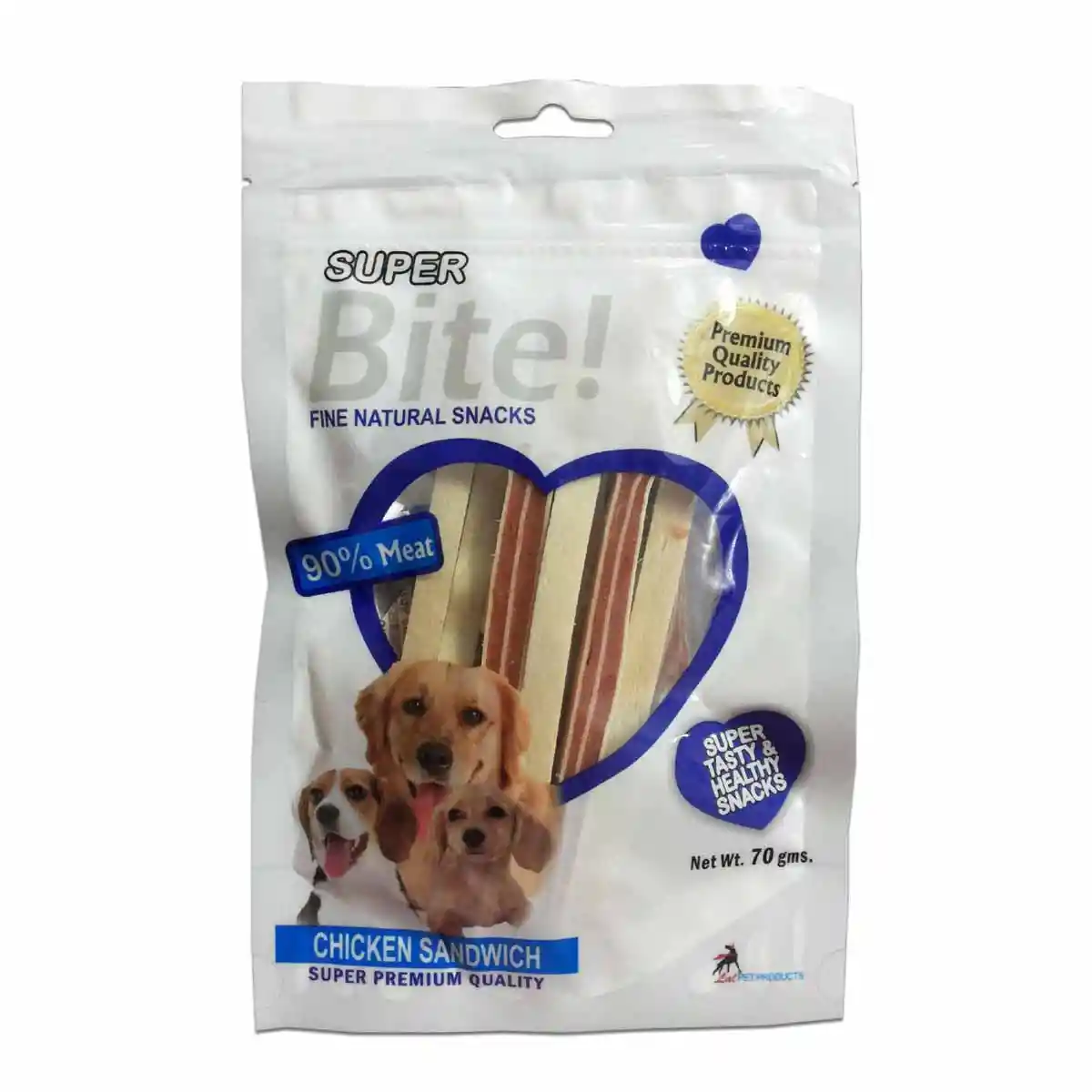 Super Bite Chicken Sandwich 70g (Dog Treats)
