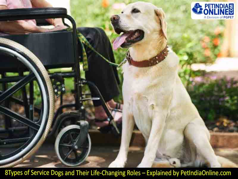 8 Types of Service Dogs and Their Life-Changing Roles – Explained by PetIndiaOnline.com