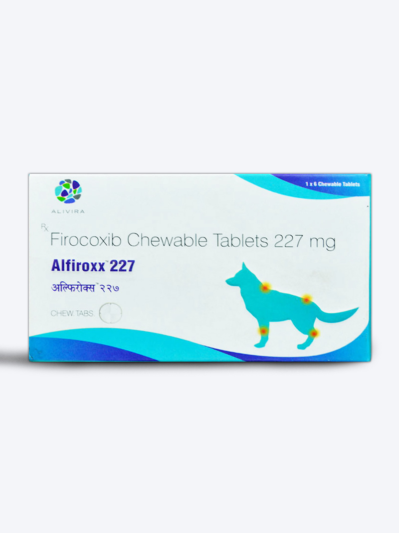 Buy Alfiroxx 227mg Tablets (Box of 6) – Anti-inflammatory Relief for Dogs | Petindiaonline.com