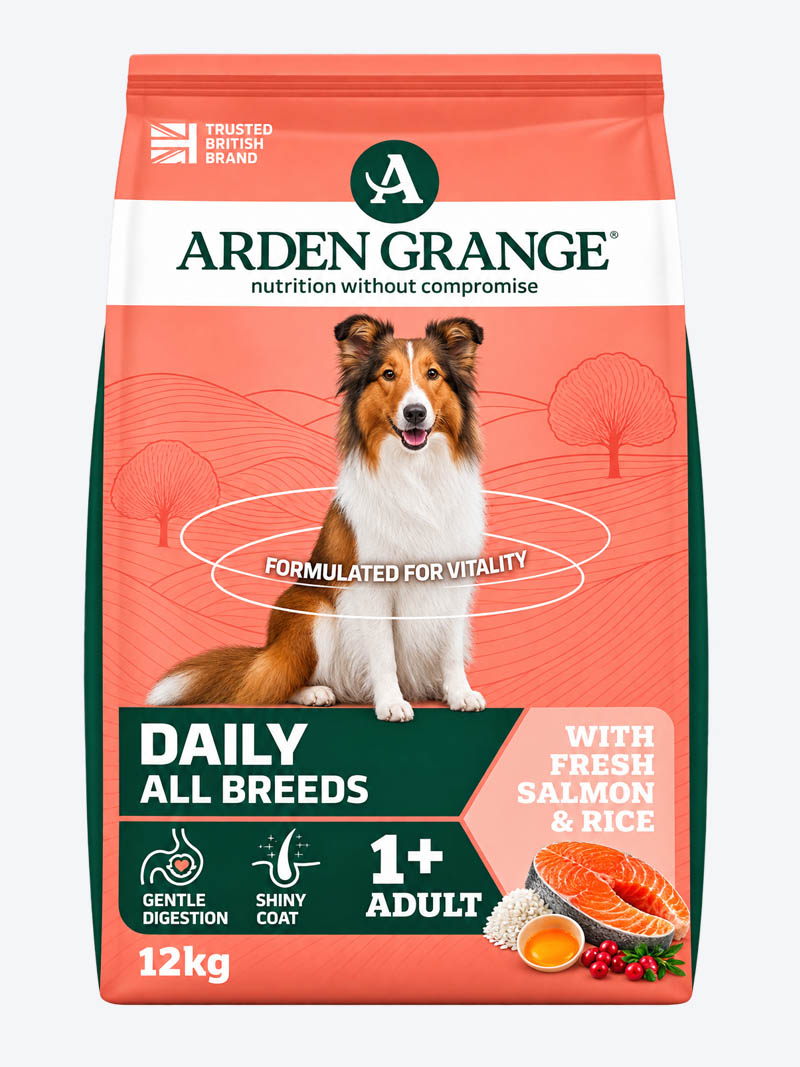 Arden Grange Adult Dog Food Fresh Salmon & Rice 12kg | Petindiaonline.com