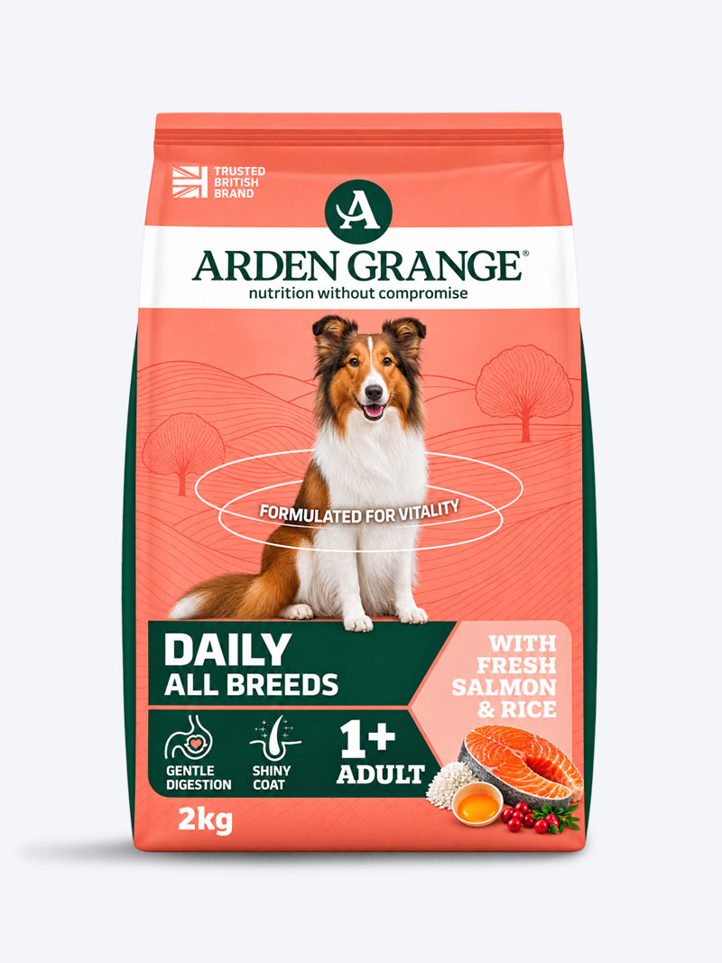 Arden Grange Adult Fresh Salmon & Rice Dog Food 2kg – Petindiaonline.com
