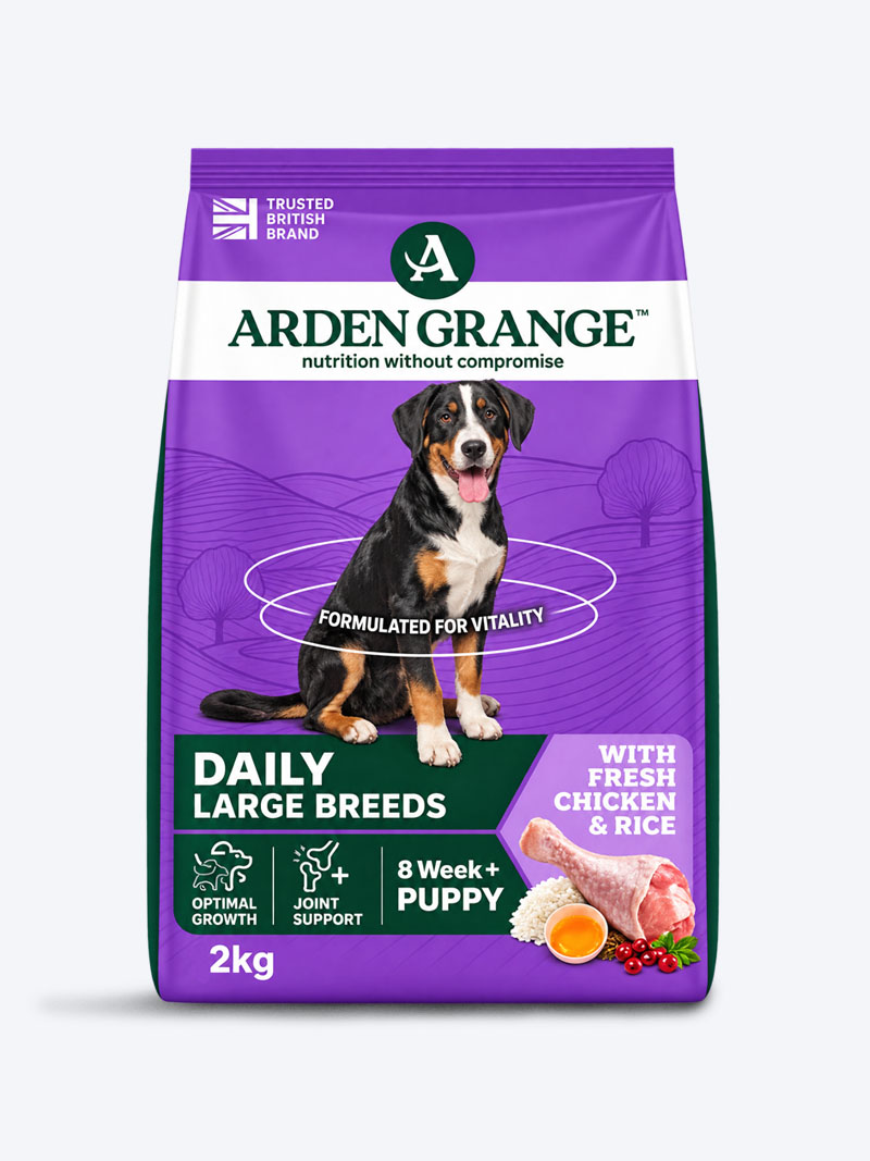 Arden Grange Large Breed Puppy Dog Food 2kg | Complete Nutrition for Large Breed Puppies