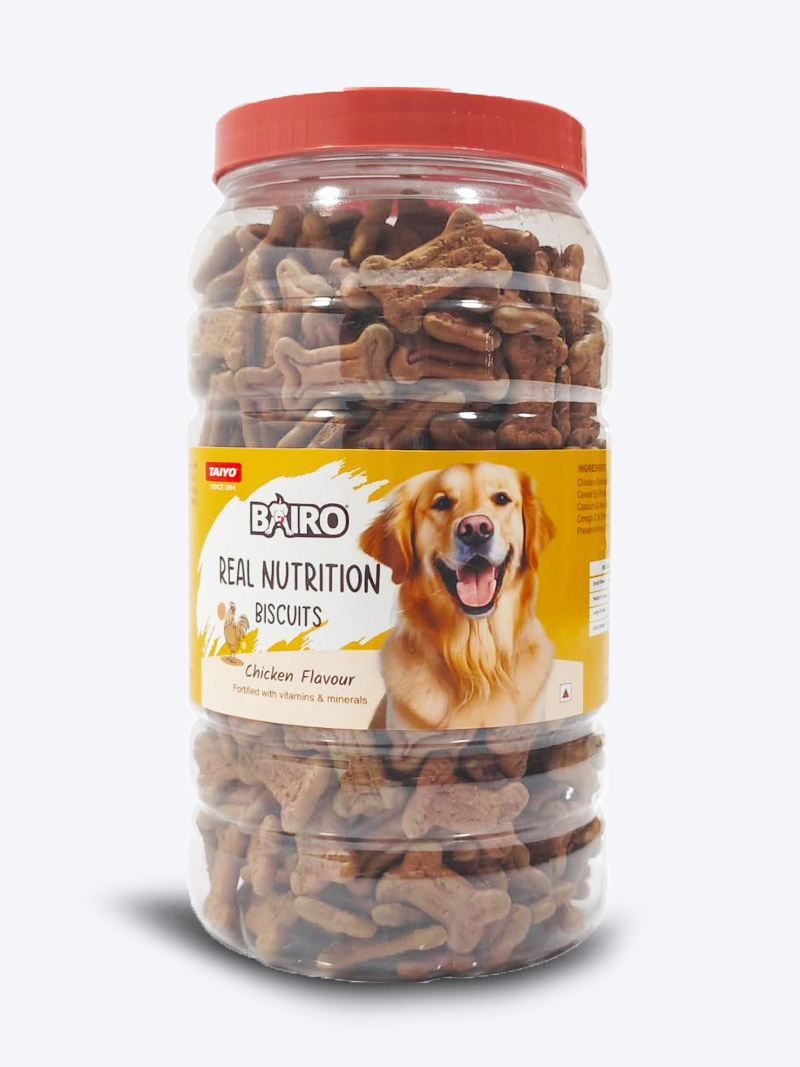Bairo Chicken Flavour Dog Biscuits 500g | Healthy Dog Treats | Petindiaonline.com