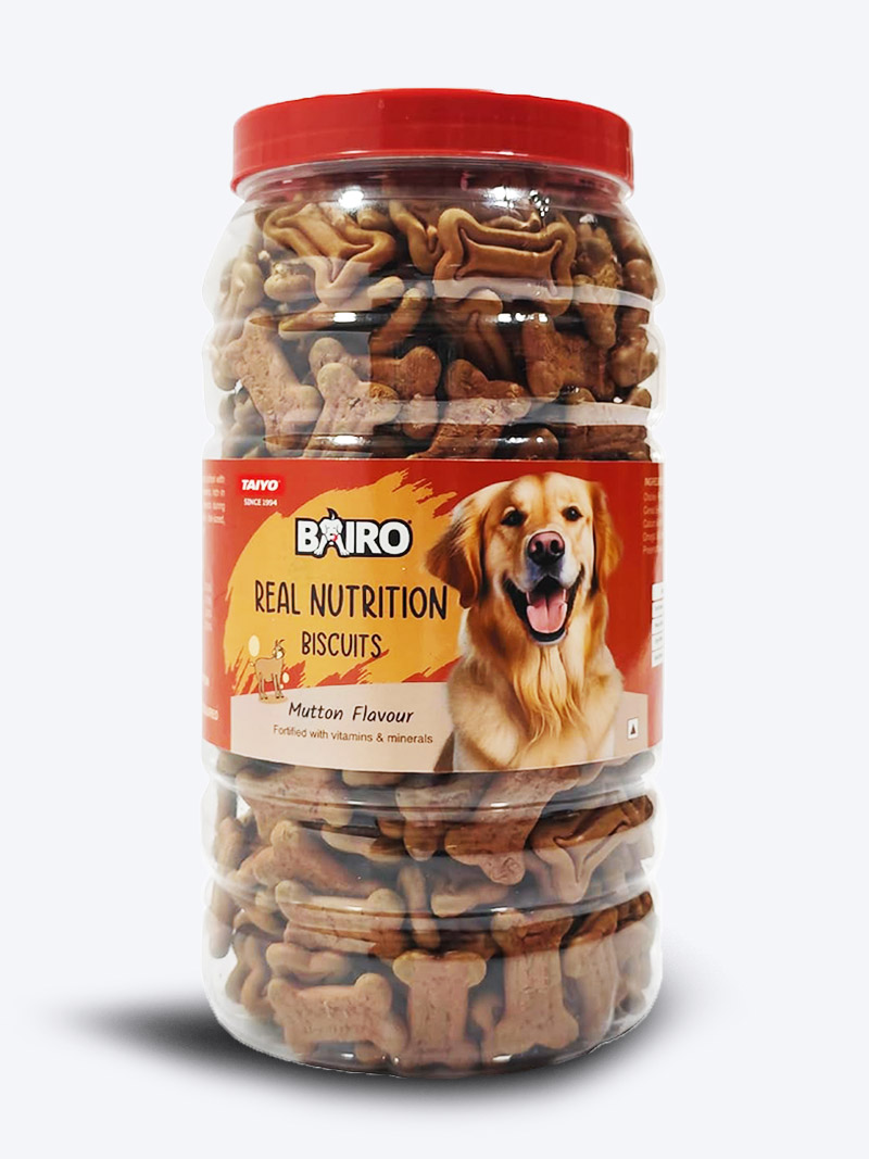 Bairo Mutton Flavour Dog Biscuits 500g | Tasty & Nutritious Treats | Petindiaonline.com