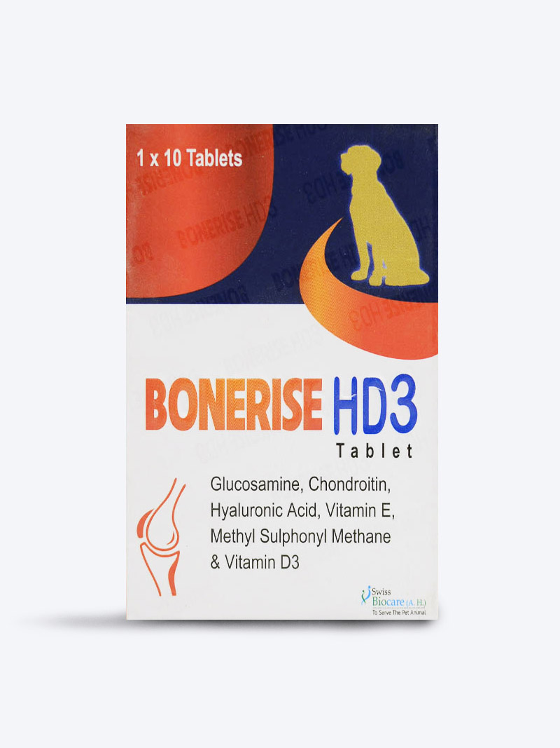 Bonerise HD3 10 Tablets | Bone & Joint Health for Pets – Petindiaonline.com
