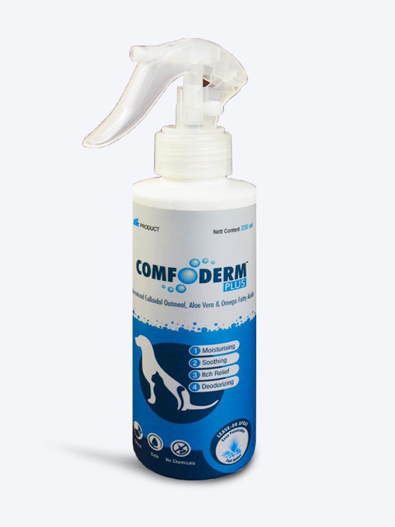 Buy Comfoderm Plus Spray at a low price in online India on Petindiaonline