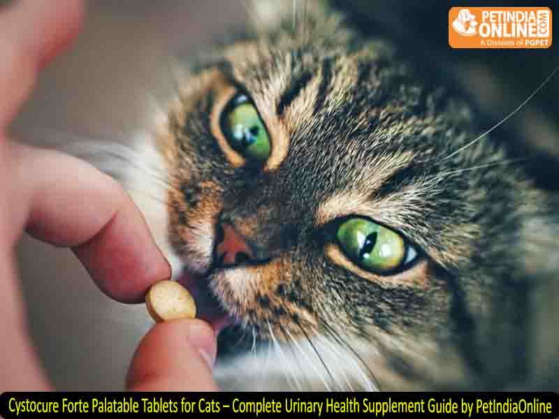Cystocure Forte Palatable Tablets for Cats – Complete Urinary Health Supplement Guide by PetIndiaOnline