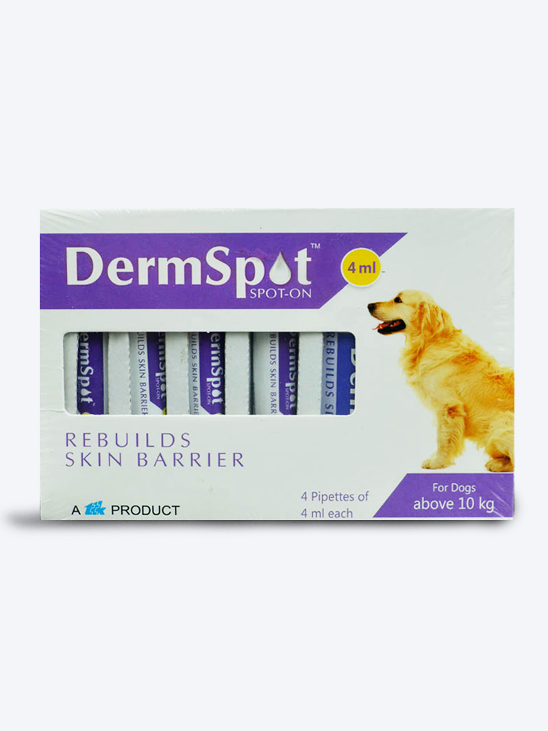 Dermspot Spot-On 4ml for Dogs Over 10kg | Skin Care Solution – Petindiaonline.com
