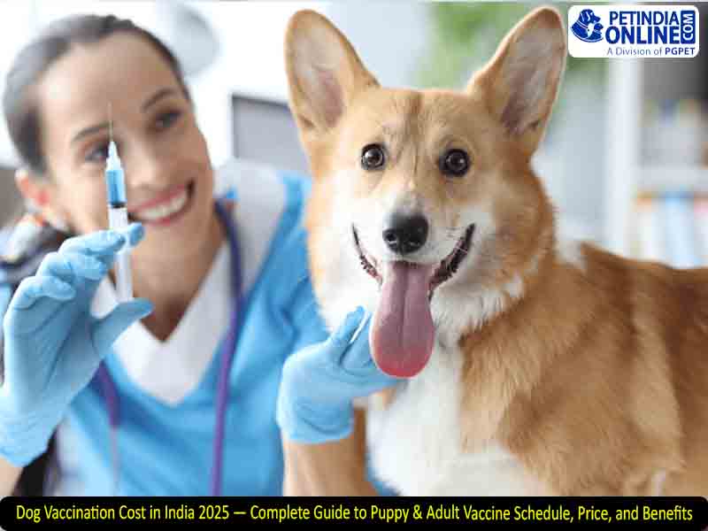 Dog Vaccination Cost in India 2025 — Complete Guide to Puppy & Adult Vaccine Schedule, Price, and Benefits