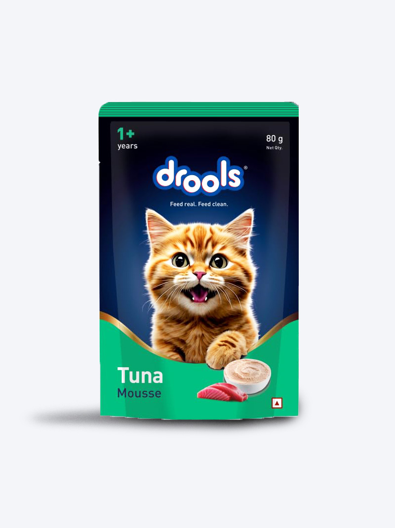 Drools Tuna Mousse Adult Cat Wet Food 80g (5+1 Pack) | Buy Online India - PetIndiaOnline