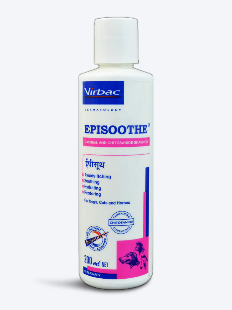 Virbac Epi-Soothe Dog Shampoo 200ml | For Sensitive & Itchy Skin | Petindiaonline.com
