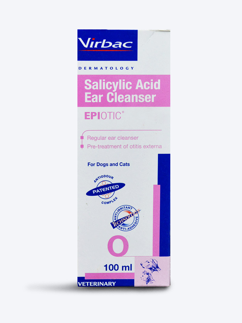Buy Virbac Epiotic Ear Cleanser for Dogs & Cats 100ml – Petindiaonline.com