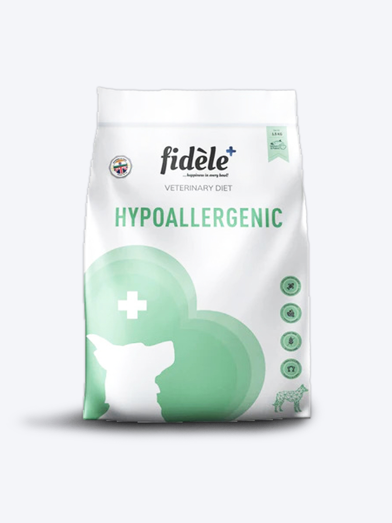 Fidele+ Veterinary Diet Hypoallergenic Dog Food 1.5kg | Petindiaonline.com