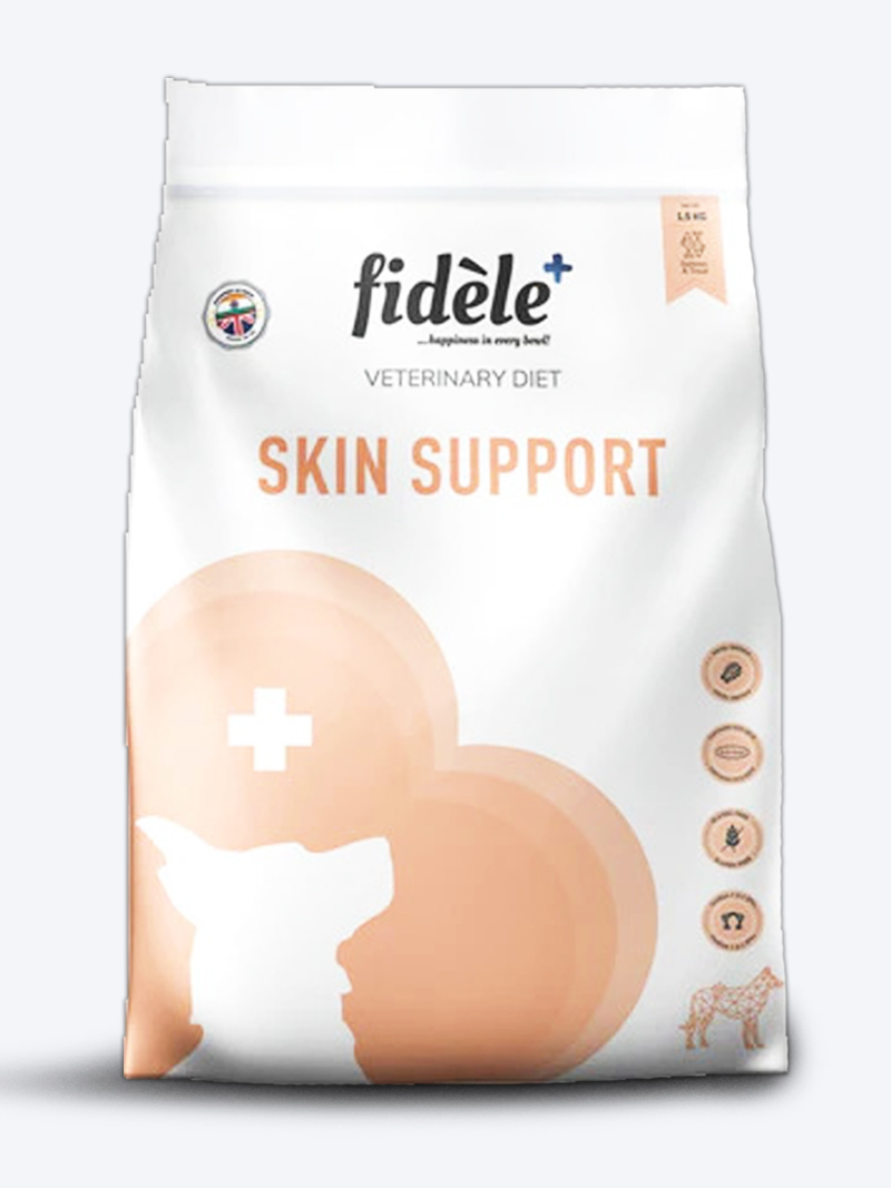 Fidele+ Veterinary Diet Skin Support Dog Food 4kg | Petindiaonline.com