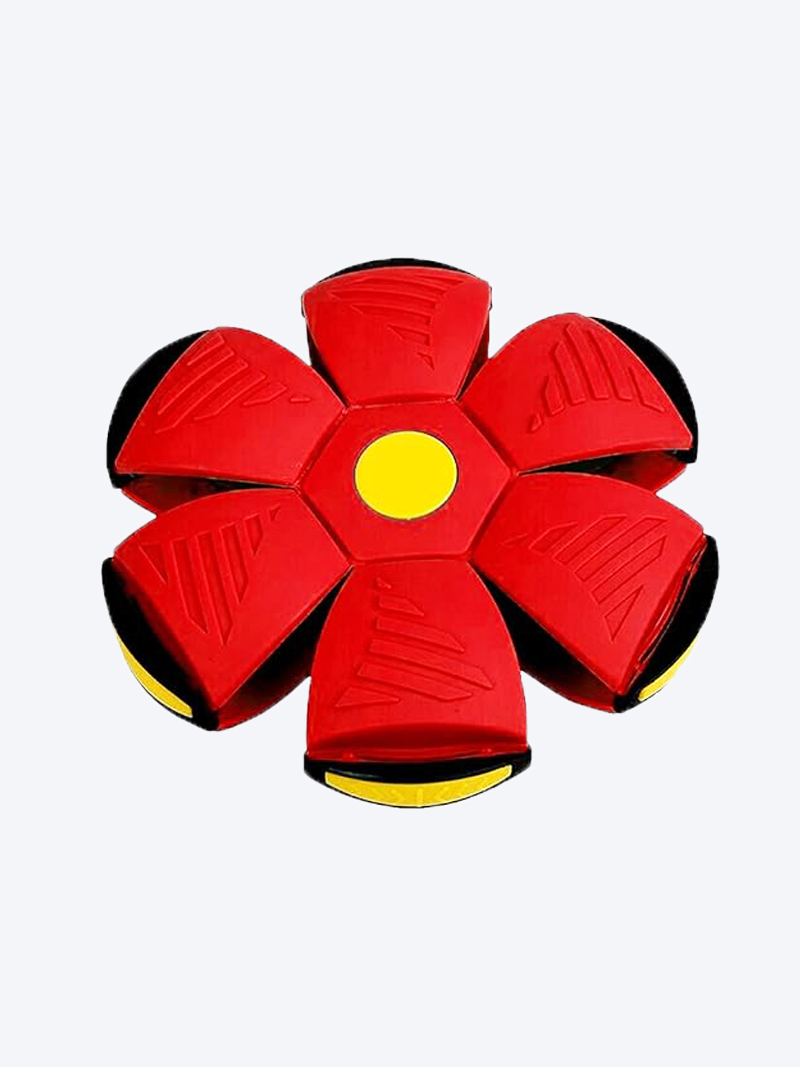 Folding Saucer Ball with LED Light for Dogs | Interactive Flying Disc Toy