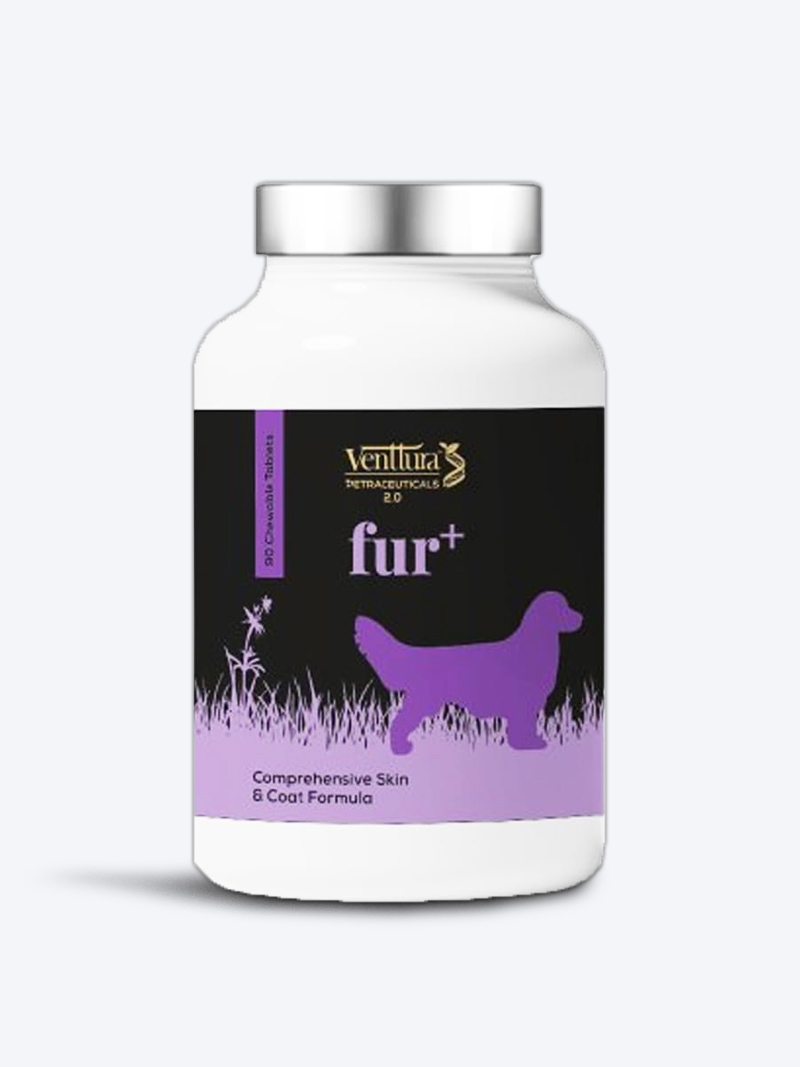 Venttura Fur+ 90 Tablets for Dogs & Cats | Skin & Coat Health Supplement – Petindiaonline.com