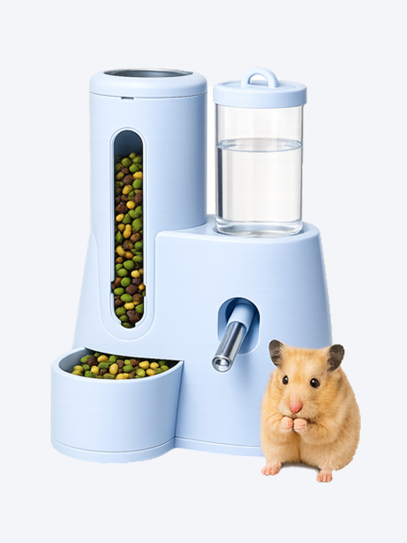 Hamster Food & Water Feeder | Food & Water Bowl for Hamsters