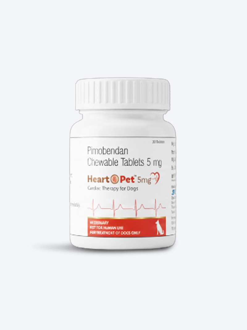 Heart-O-Pet Tablet 5 mg for Dogs | Supports Heart Health & Cardiac Function