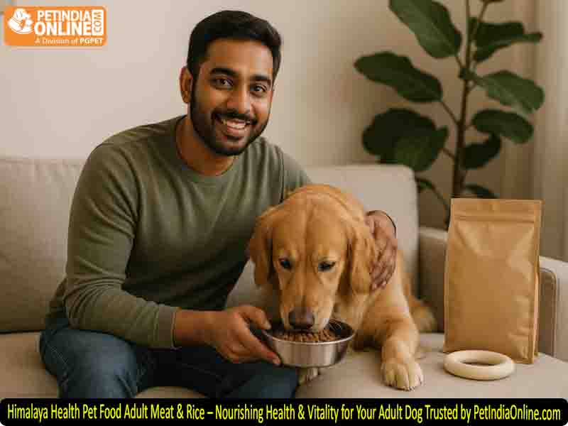Himalaya Health Pet Food Adult Meat & Rice – Nourishing Health & Vitality for Your Adult Dog Trusted by PetIndiaOnline.com