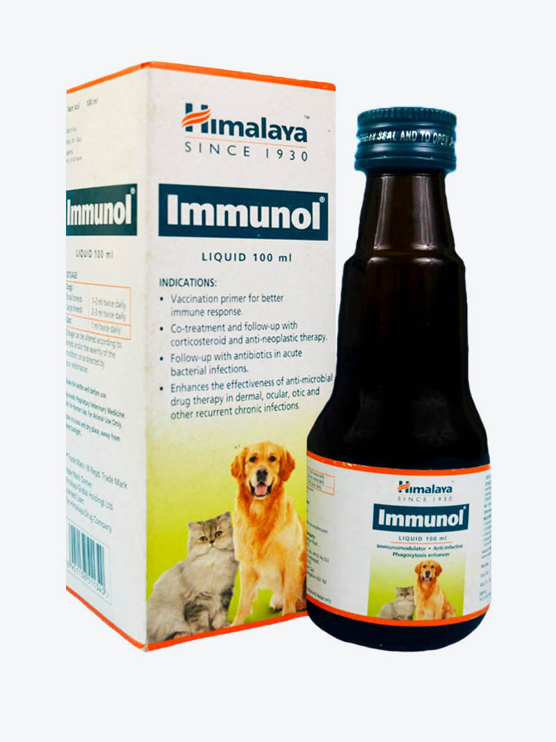 Himalaya Immunol 100ml for Dogs & Cats – Petindiaonline.com