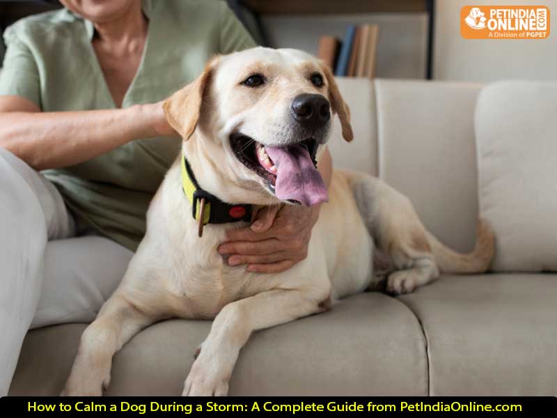 How to Calm a Dog During a Storm: A Complete Guide from PetIndiaOnline.com