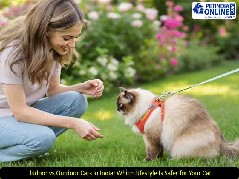 Indoor vs Outdoor Cats in India: Which Lifestyle Is Safer for Your Cat?