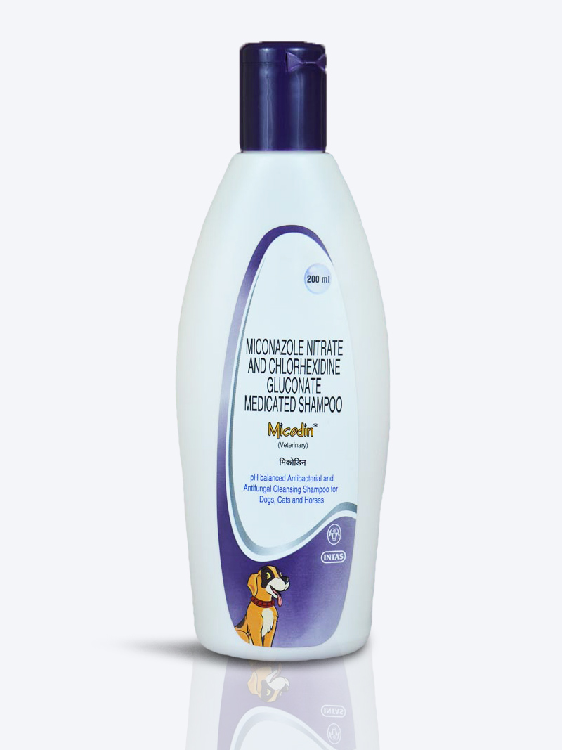 Buy Intas Micodin Dog Shampoo 200ml Online at Petindiaonline.com