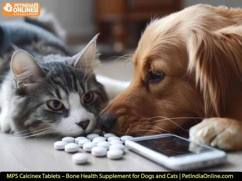 MPS Calcinex Tablets – Bone Health Supplement for Dogs and Cats | PetIndiaOnline.com