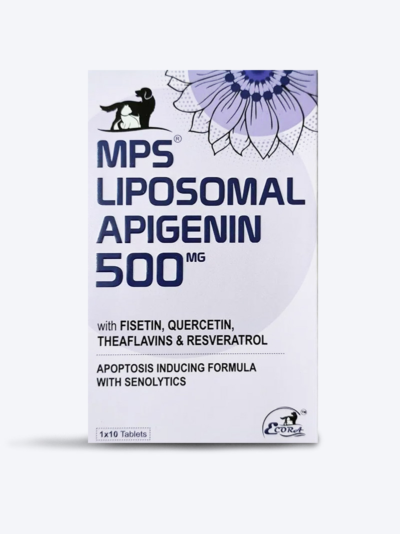 MPS Liposomal Apigenin 500mg Tablets for Dogs & Cats | Immunity & Recovery Support