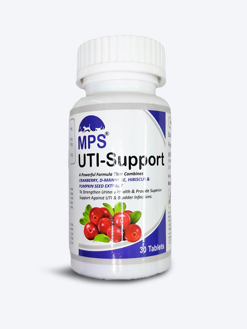 MPS UTI Support Tablets for Dogs & Cats 30 Tabs | Urinary Care Supplement