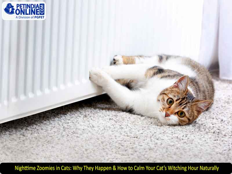 Nighttime Zoomies in Cats: Why They Happen & How to Calm Your Cat’s Witching Hour Naturally