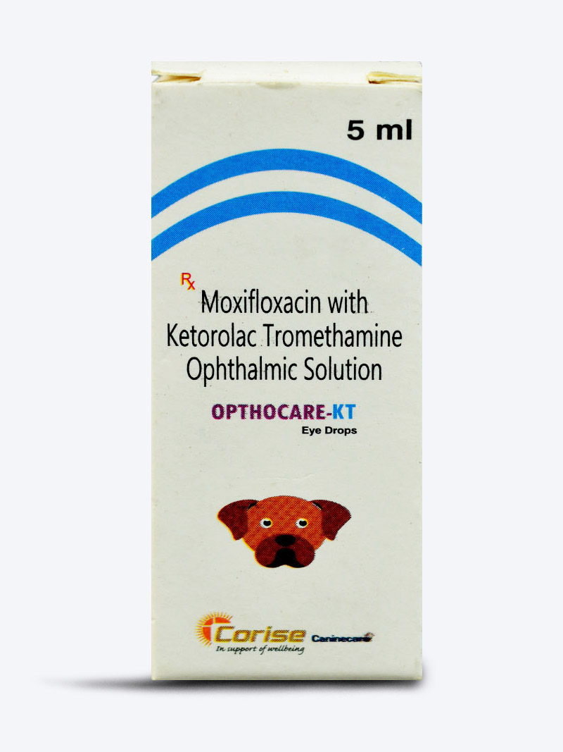 Buy Opthocare-KT Eye Drops 5ml (Pack of 3) Online at Petindiaonline.com