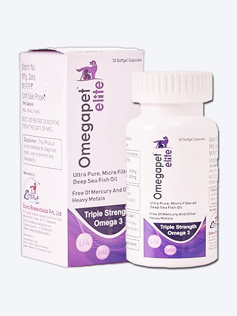 Omegapet Elite Softgel 30 Capsules for Dogs & Cats | Omega-3 Supplement – Petindiaonline.com