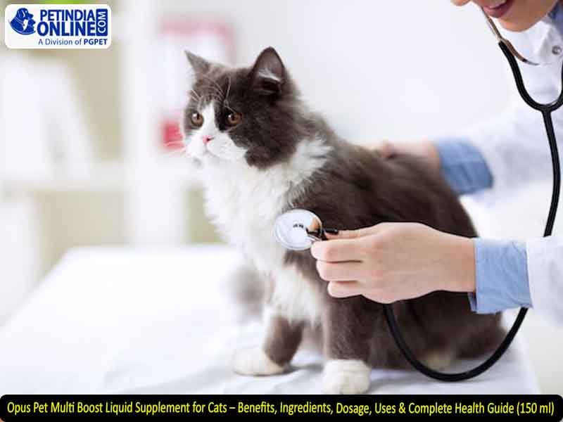 Opus Pet Multi Boost Liquid Supplement for Cats – Benefits, Ingredients, Dosage, Uses & Complete Health Guide (150 ml)