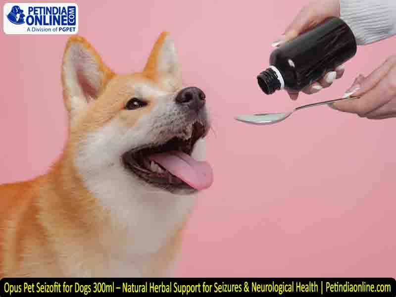 Opus Pet Seizofit for Dogs 300ml – Natural Herbal Support for Seizures & Neurological Health | Petindiaonline.com