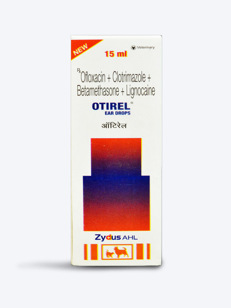 Buy Zydus Otirel Ear Drops for Dogs & Cats 15ml (Pack of 3) – Petindiaonline.com
