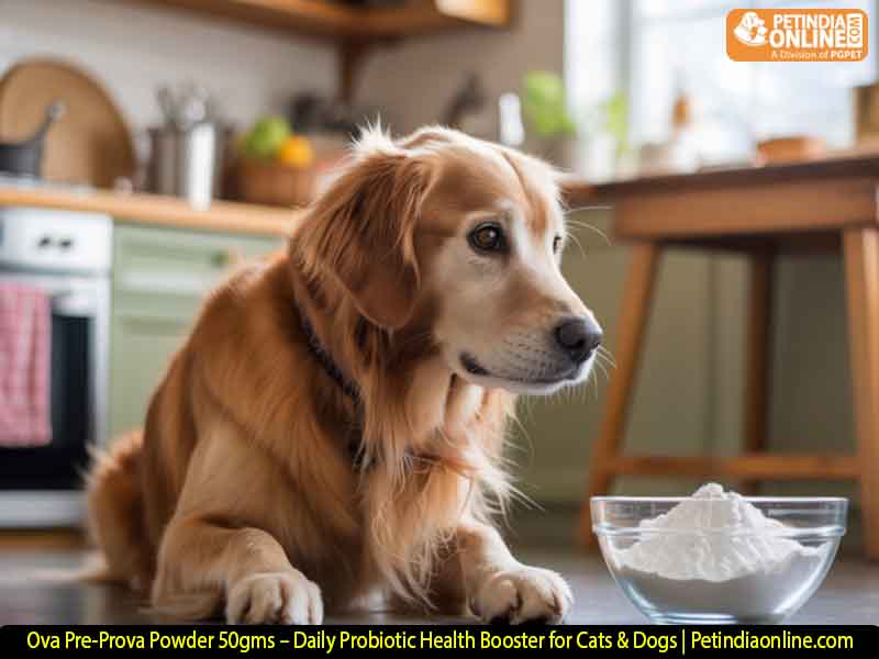 Ova Pre-Prova Powder 50gms – Daily Probiotic Health Booster for Cats & Dogs | Petindiaonline.com