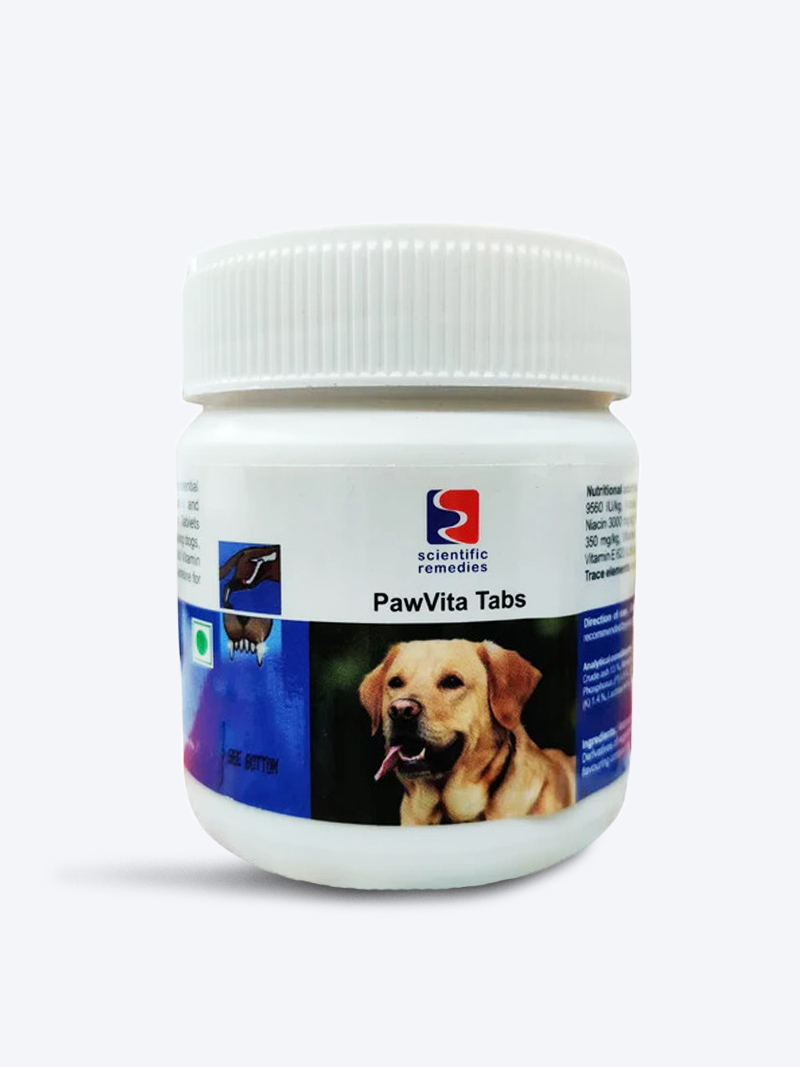 Pawvita Tablets for Dogs 60 Tabs | Daily Multivitamin & Health Support