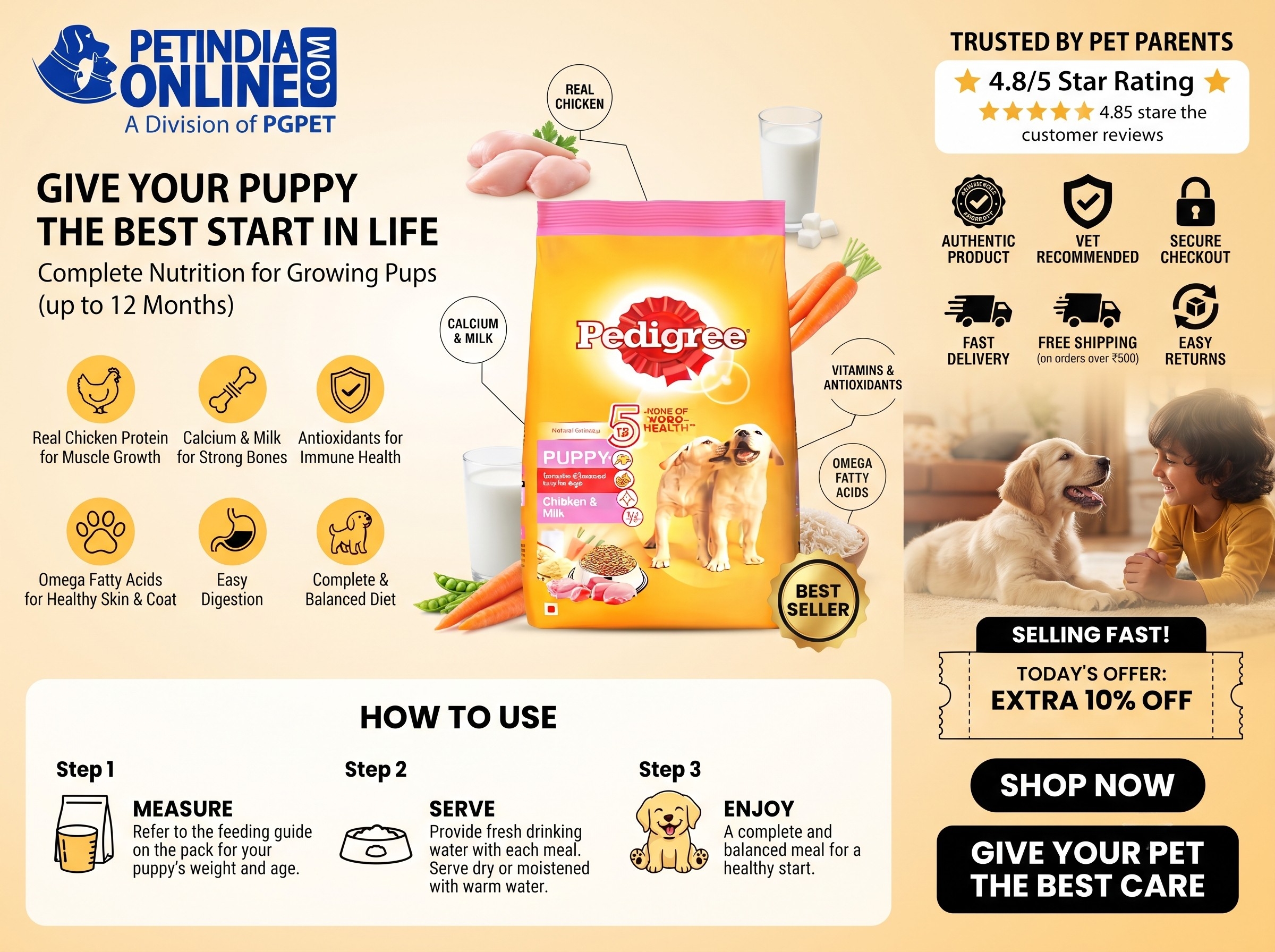 Pedigree Chicken & Milk Puppy Dog Food 1kg: Complete Guide