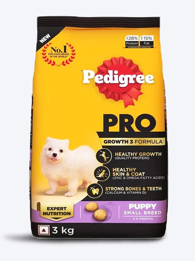 Buy Pedigree Pro Puppy Small Breed Dog Food at a low price in online India on Petindiaonline