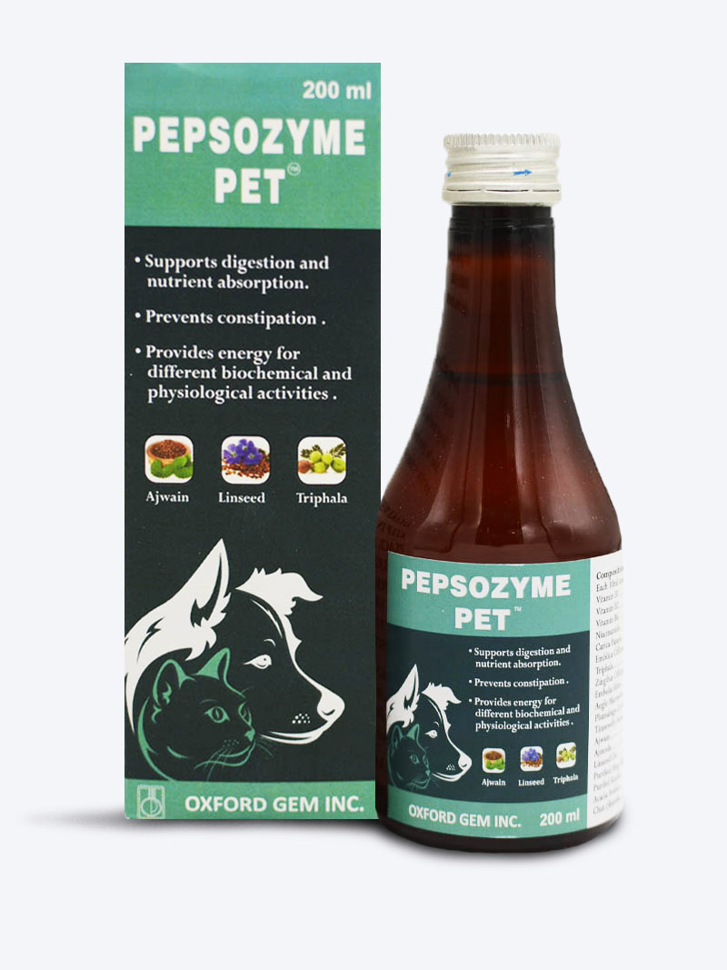 Pepsozyme Pet Syrup 200ml in online India on Petindiaonline
