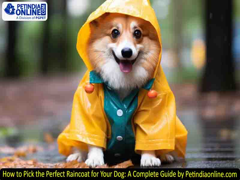 How to Pick the Perfect Raincoat for Your Dog: A Complete Guide by Petindiaonline.com