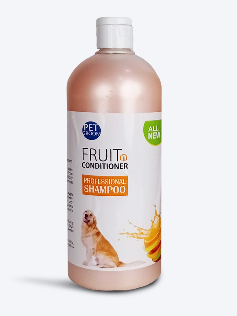 Pet Groom Fruit & Conditioner Classic Shampoo 1000ml | Smooth & Shiny Coat for Dogs & Cats