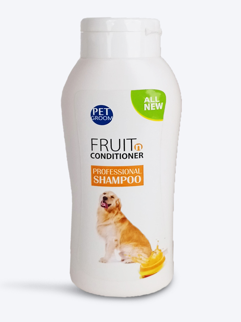 Pet Groom Fruit & Conditioner Classic Shampoo 500ml | Smooth & Shiny Coat for Dogs & Cats