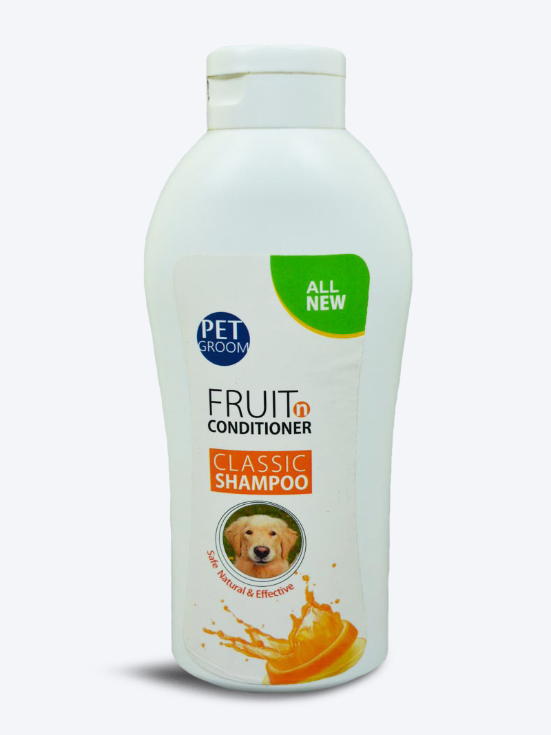 Buy Pet Groom Fruit And Conditioner Classic Dog Shampoo at a low price in online India on petindiaonline