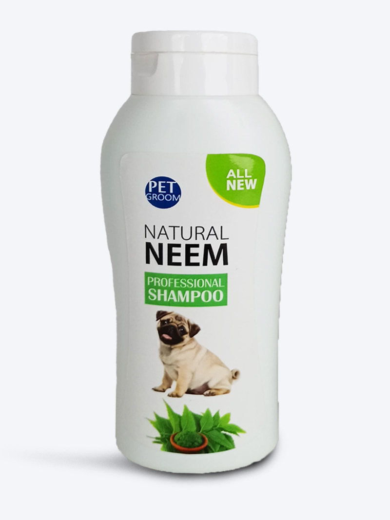 Pet Groom Natural Neem Classic Shampoo 500ml | Anti-Tick & Skin Care for Dogs & Cats