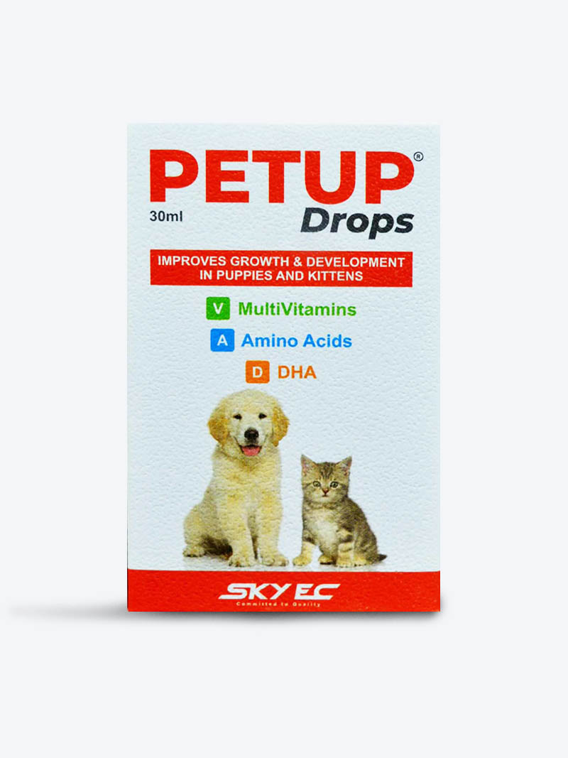 Buy PetUp Drops 30ml (Pack of 2) – Multivitamin Supplement for Pets | Petindiaonline.com