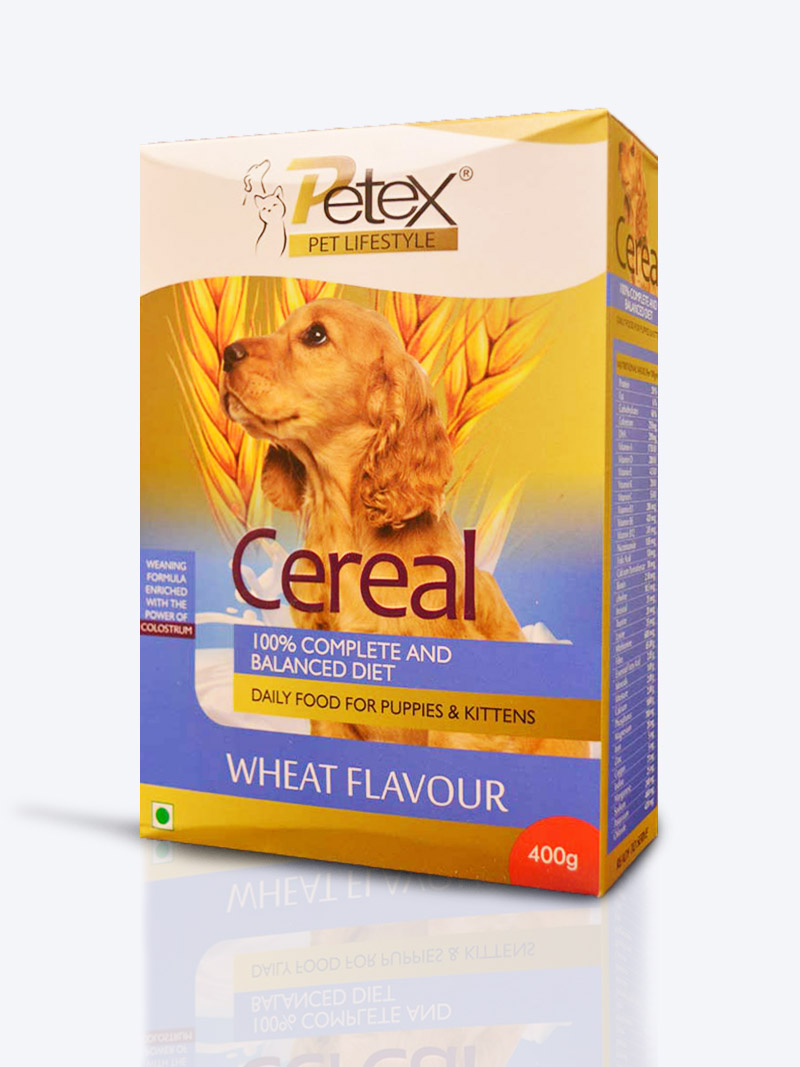 Buy Petex Cereal Wheat Flavour at a low price in online India on Petindiaonline