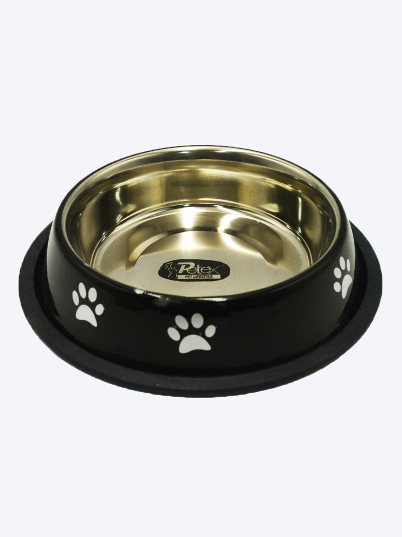 Buy Petex PawPrint Steel Bowl Small at a low price in online India on Petindiaonline