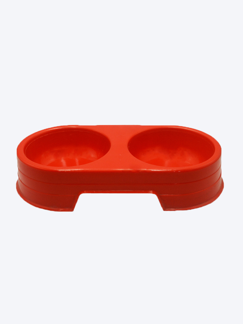 Buy Plastic Double Bowl Large at a low price in online India on Petindiaonline